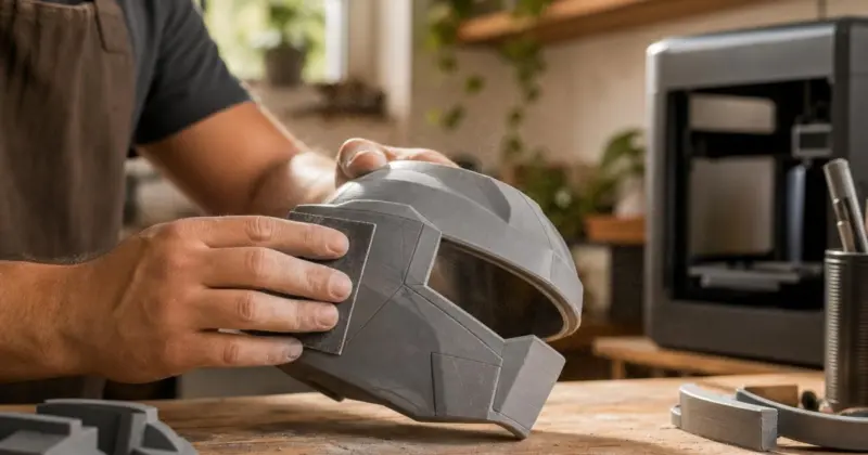 Como melhorar o acabamento das peças 3D