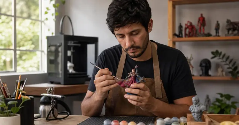 Como pintar peças de impressão 3D