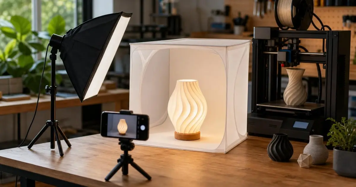 Como tirar fotos de produtos 3D que vendem