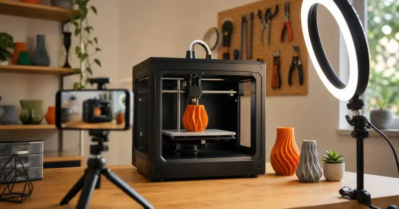 Como usar Reels e vídeos para vender impressão 3D