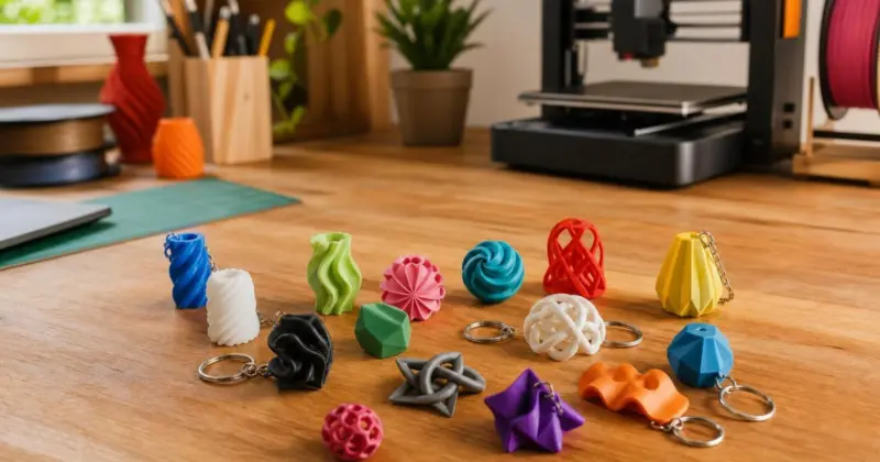 Quanto cobrar por um chaveiro impresso em 3D