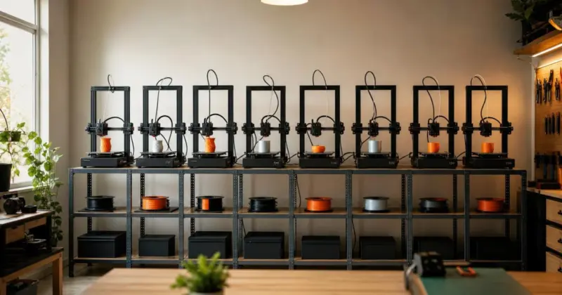Fazenda de impressão 3D: como montar e organizar uma print farm