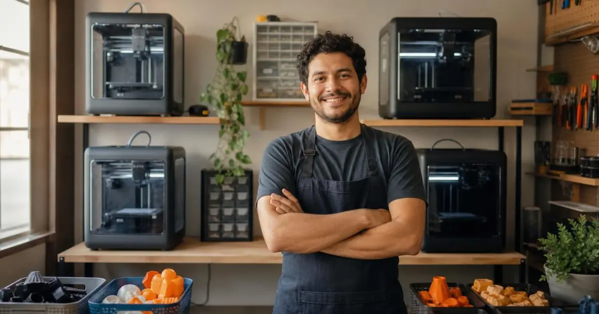 Quantas impressoras 3D preciso para viver de impressão 3D?