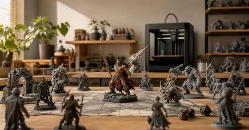 Quanto cobrar por miniatura impressa em 3D (RPG e colecionáveis)