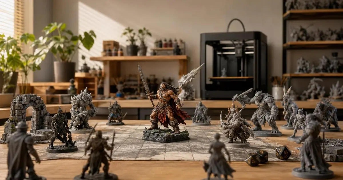 Quanto cobrar por miniatura impressa em 3D (RPG e colecionáveis)
