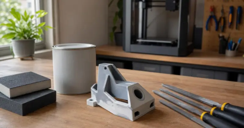 Quanto cobrar por pós-processamento: lixar, pintar e montar peças 3D