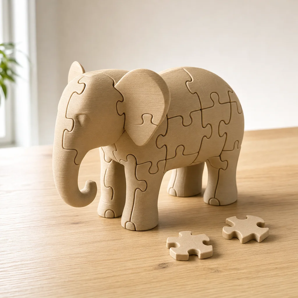 Quebra-Cabeça 3D Animal