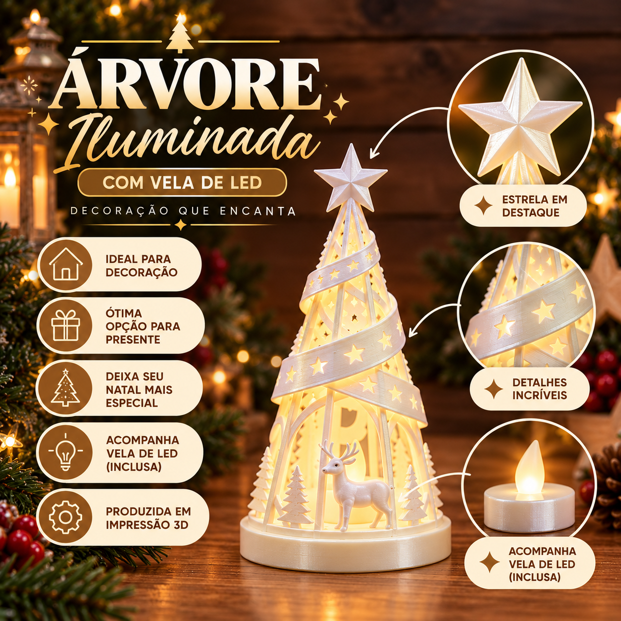 Arvore Natal LED