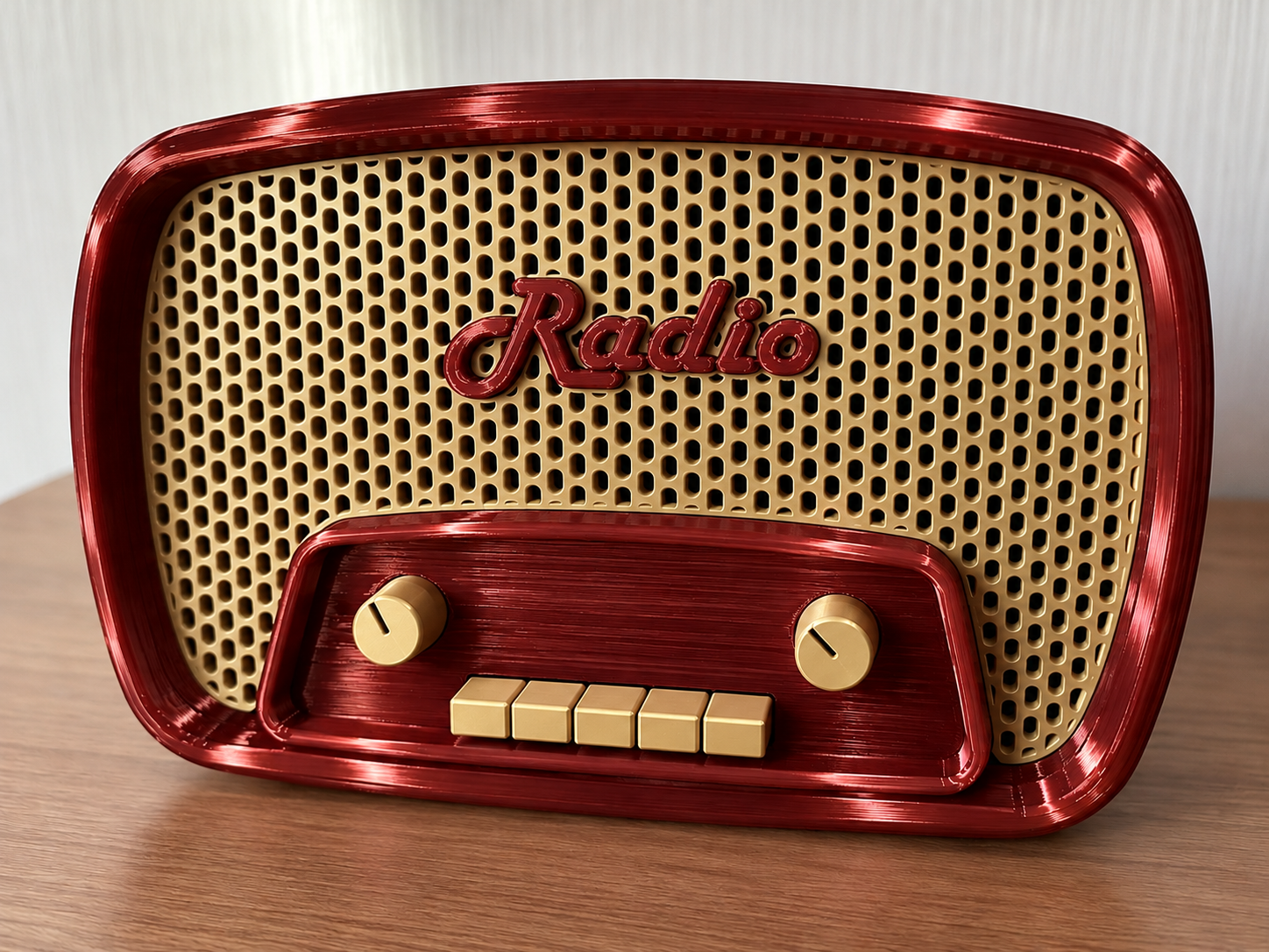 Radio Retrô decorativo para Alexa