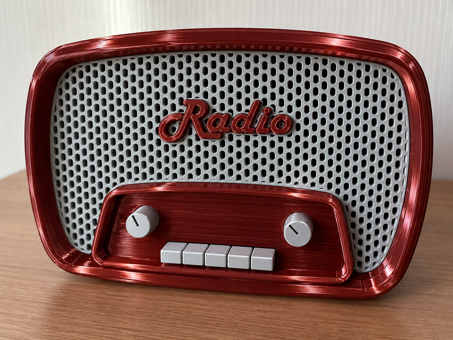 Radio Retrô decorativo para Alexa